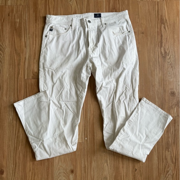 Ag Adriano Goldschmied Off-White Denim The Everett Pants 34X34 - Picture 1 of 7